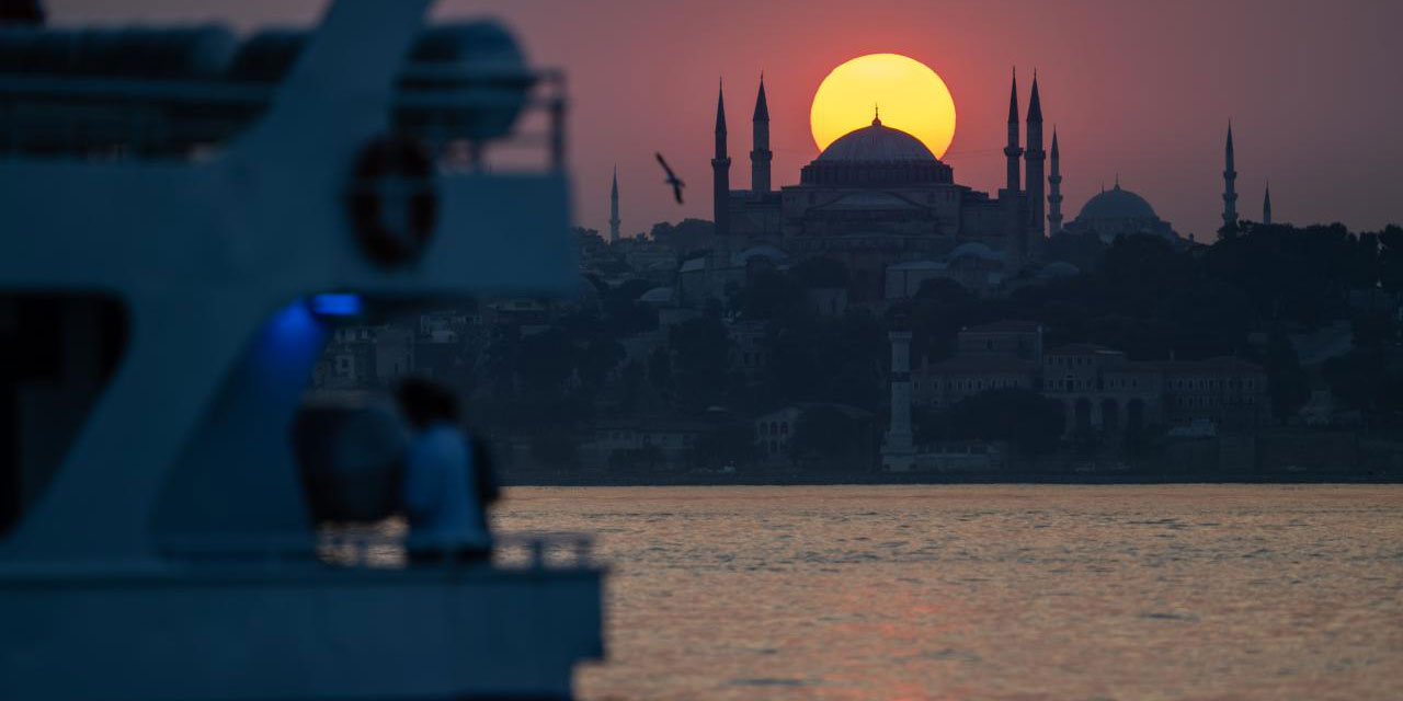 İstanbul'da gün batımı