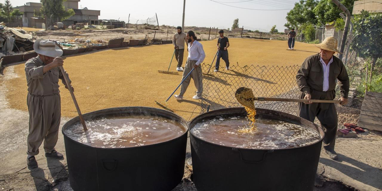 Erbil'de 'Bulgur Kaynatma' Geleneği