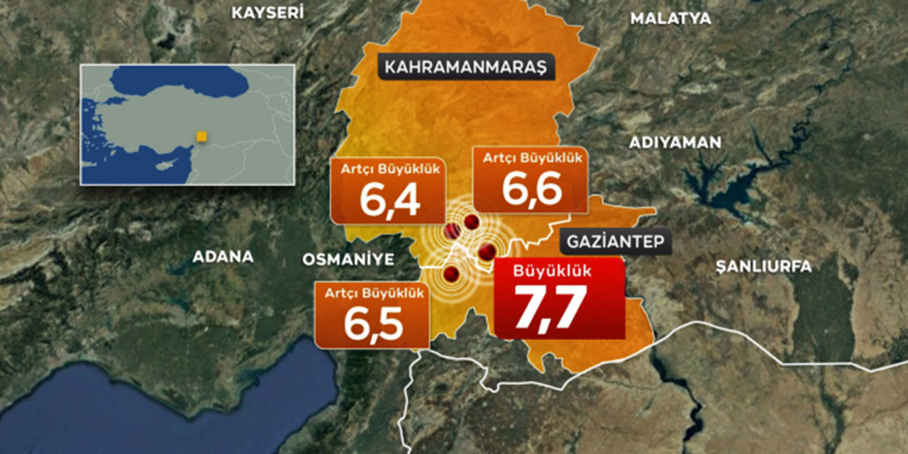 AFAD, depremin büyüklüğünü 7,7 olarak revize etti