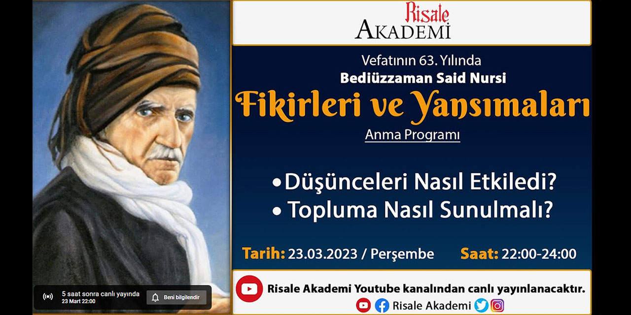 Vefatının 63. yılında Bediüzzaman Said Nursi, Fikirleri ve yansımaları