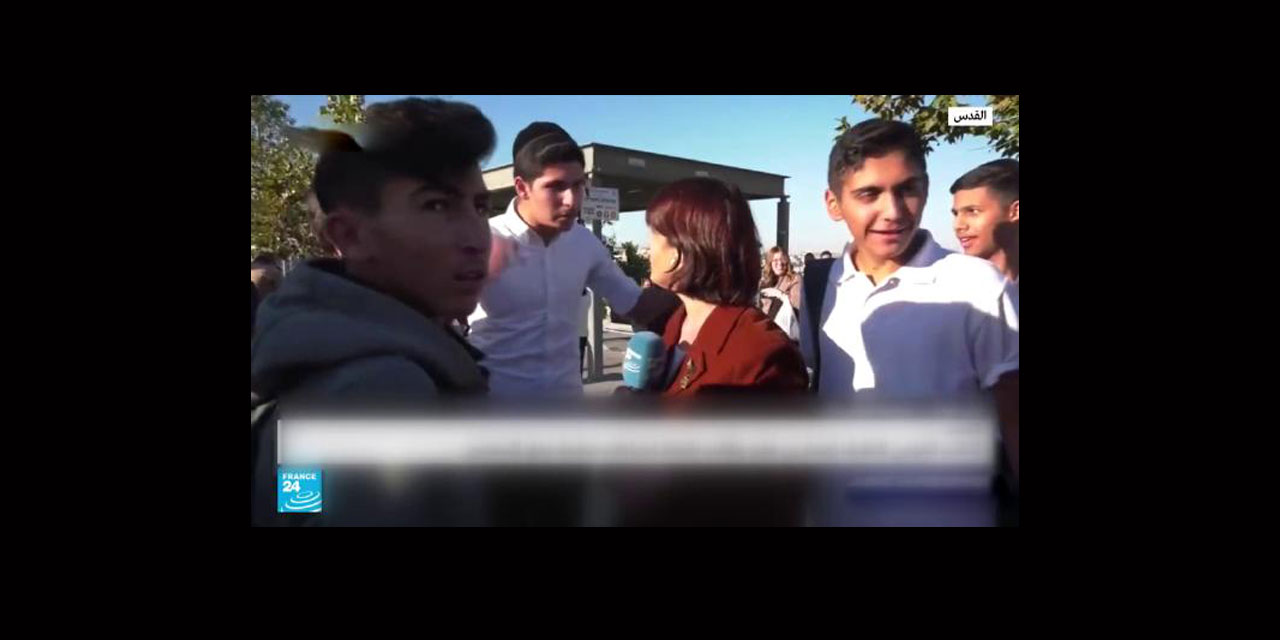 İşgalci İsrailliler, Arapça konuşan Fransız tv muhabirine 'Araplara ölüm' sloganlarıyla saldırdı