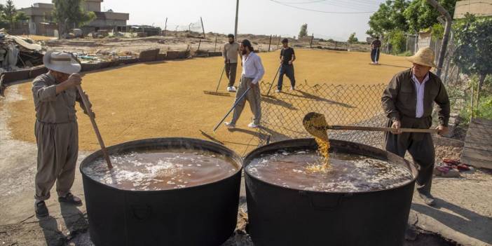 Erbil'de 'Bulgur Kaynatma' Geleneği