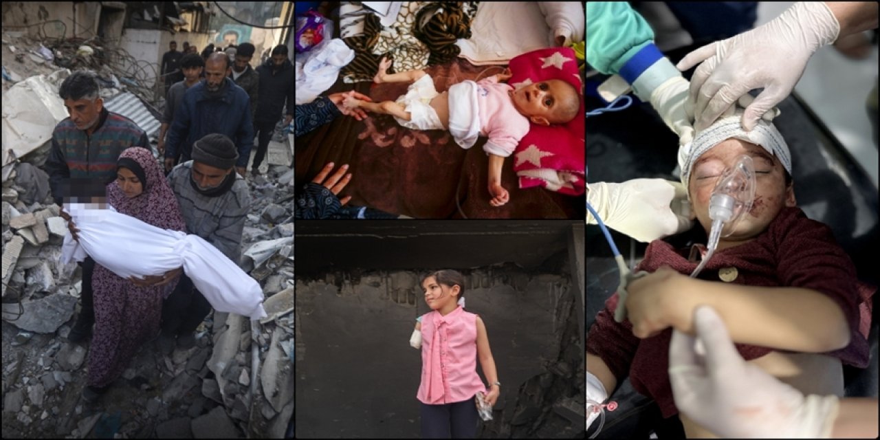 Katil israil, Gazze'de 18 aydır özellikle çocukları öldürüyor