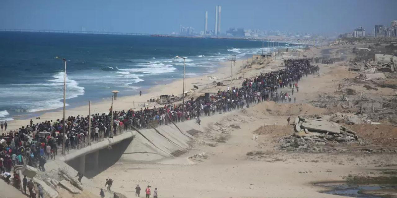 Gazzeliler evlerine dönüyor