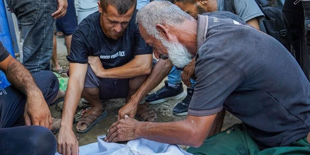 Katil israil, cenaze için toplanan Filistinlilere saldırdı: 8 şehit