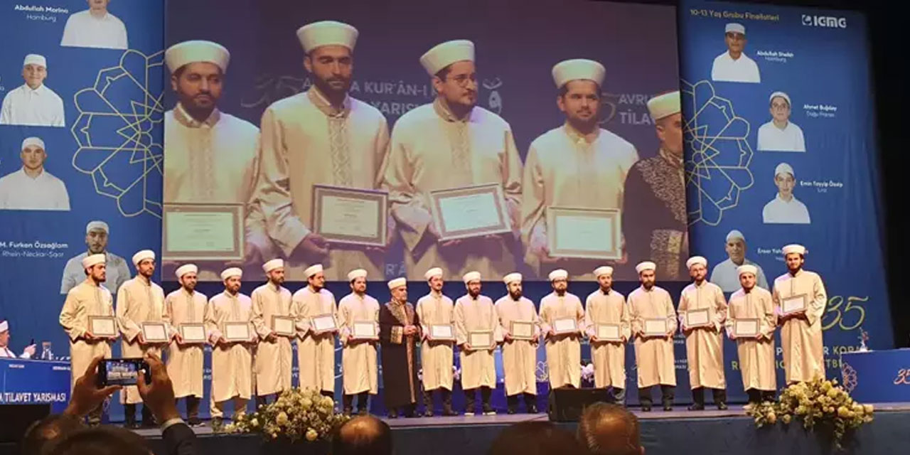 Avrupa Kur’an-ı Kerim yarışmasında birinciler belli oldu