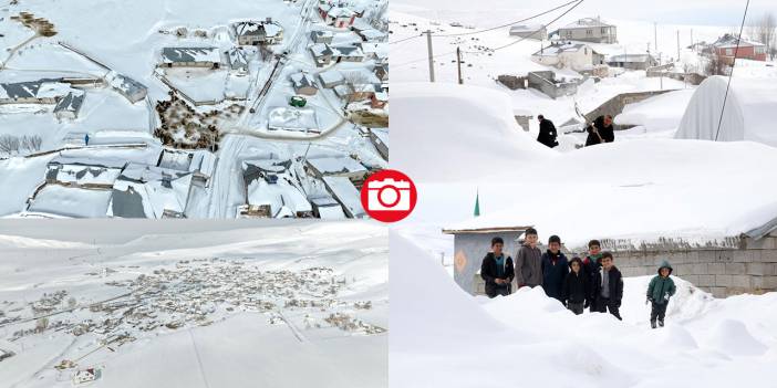 Karla kaplı köylerde yaşam