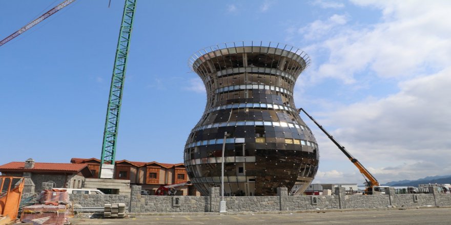 Dünyanın en büyük çay bardağı Guinness'e aday