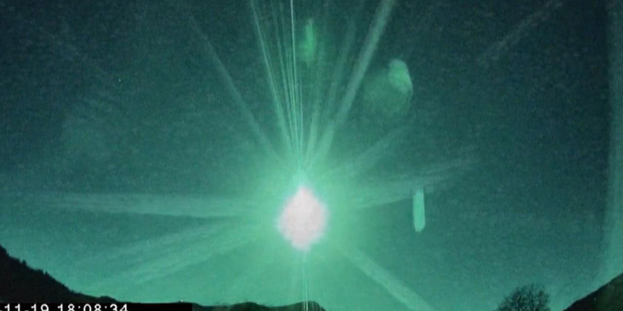 Norveç'te alışılmadık meteor patlaması