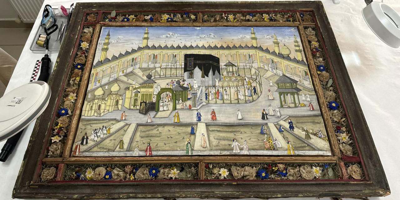 Kabe'nin 200 yıllık tasviri Topkapı Sarayı'ndan gün yüzüne çıktı