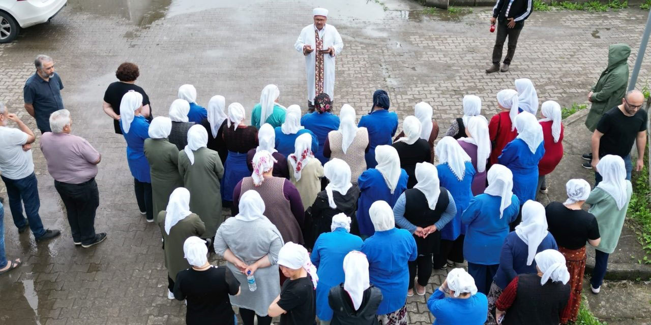 Ordu’da güneş duası yapıldı: Şu bulutları üzerimizden kaydır Allah'ım!