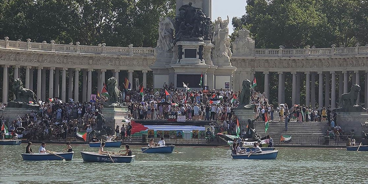 İspanyollar Filistin'e desteği sürdürüyor: israil hesap vermeli