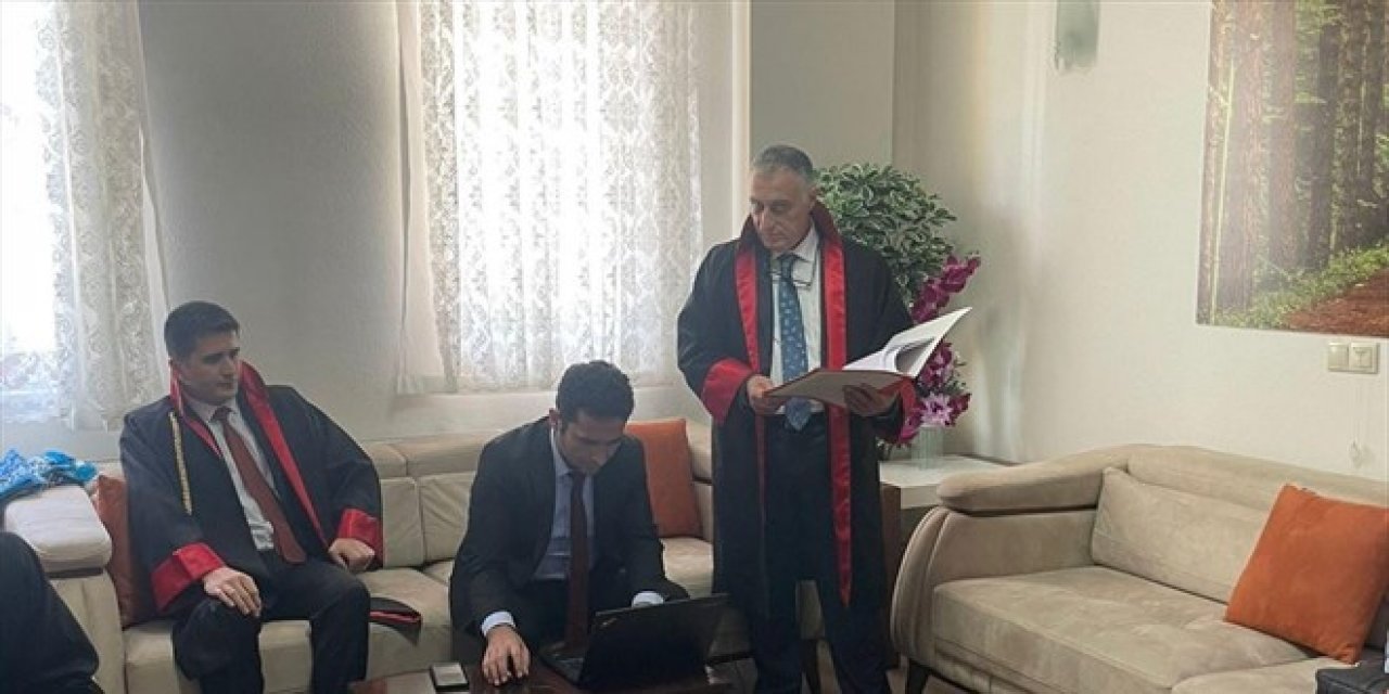 Mahkeme heyeti duruşmaya katılamayan yaşlıları huzurevinde dinledi