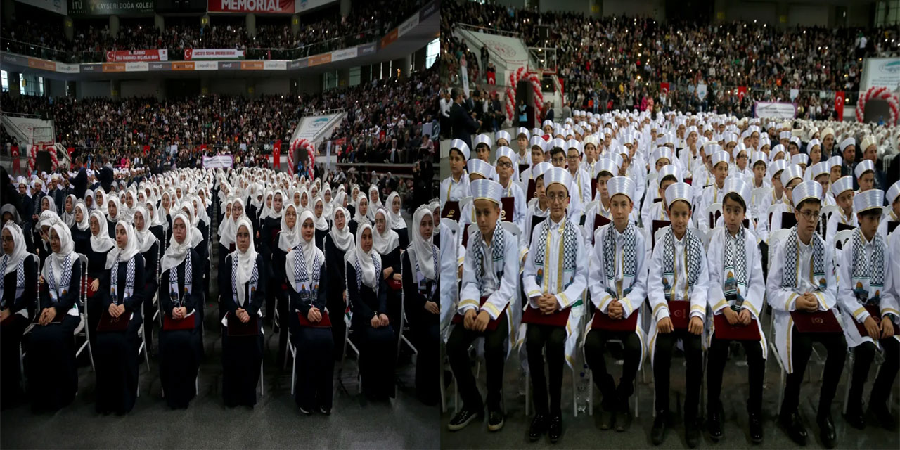Kayseri'de Kur'an hafızı olan 455 öğrenciye icazet verildi