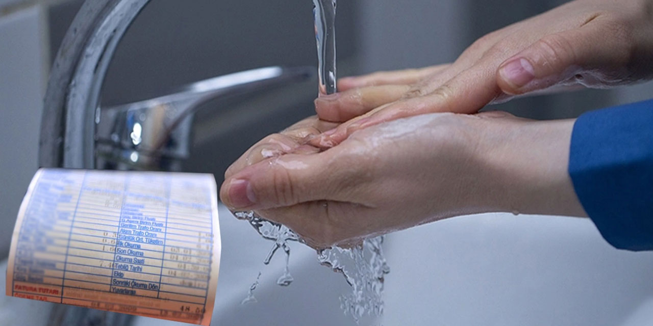 Küçük bir hareketle su faturası yarı yarıya iniyor!