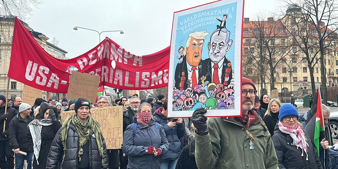 İsveç'te israilin Batı Şeria'daki ilhak planı protesto edildi