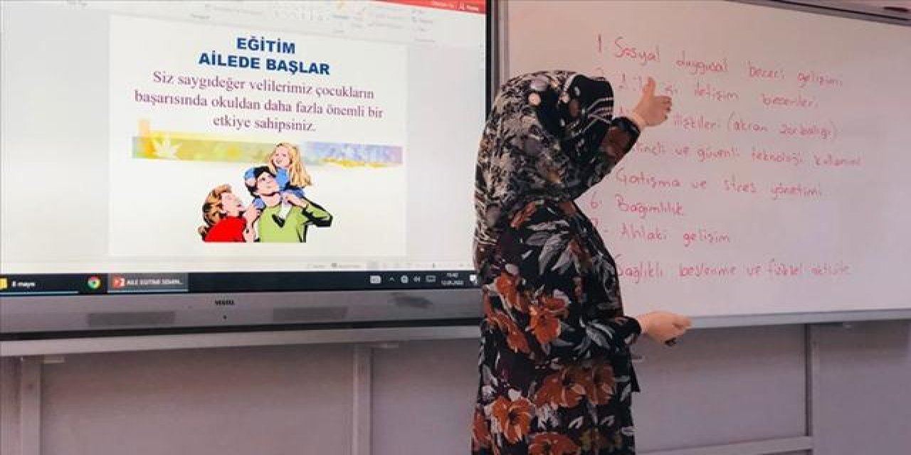 525 bin kişi Aile Okulu Projesi kapsamında eğitim aldı