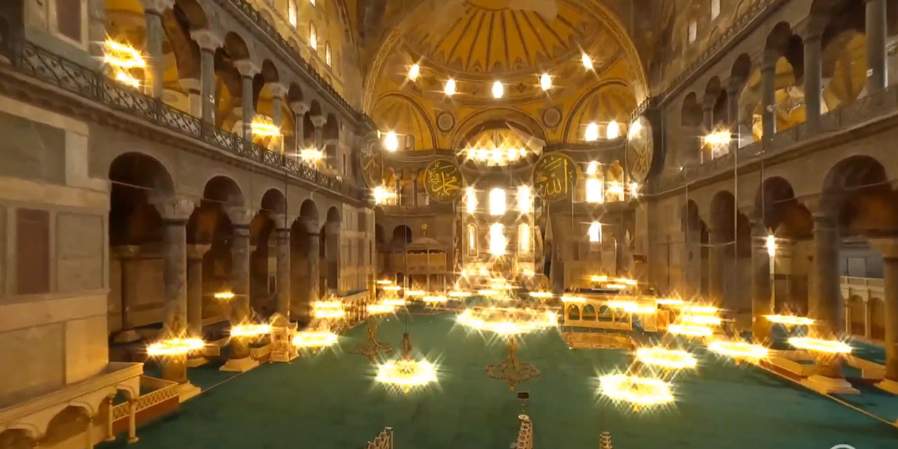 Ayasofya-i Kebir Cami-i Şerifi'nin dron görüntüleri