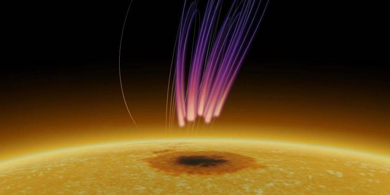 Subhanallah! Güneş'te çarpıcı manzara