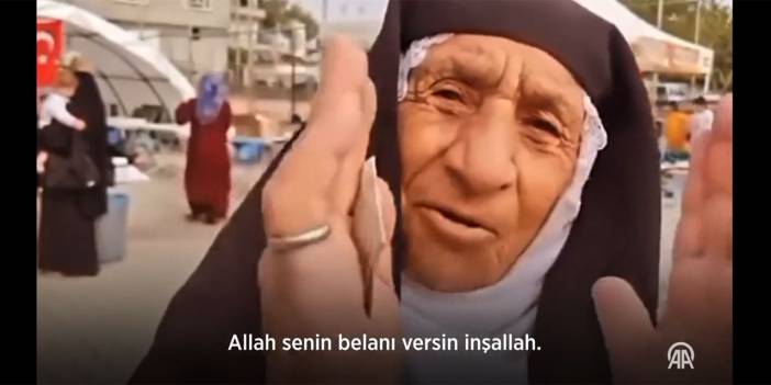 Adıyamanlı 80 yaşındaki Hatice teyzeden israile: Pişman olacaksın!
