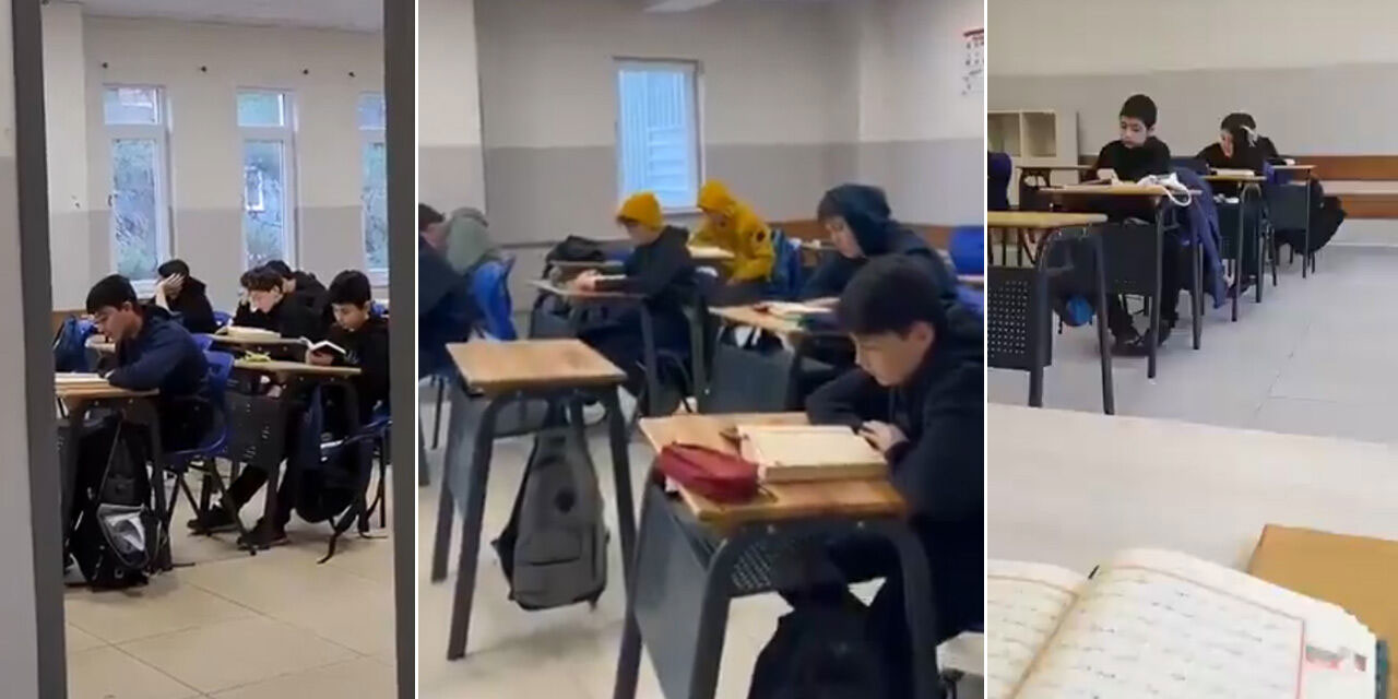 Lisede Ramazan'a özel ders: Mukabele saati