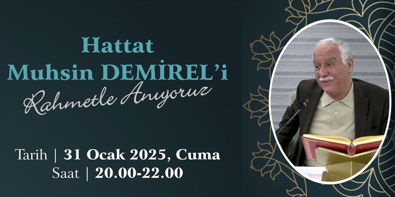 Risale Akademi'nin Muhsin Demirel programı Youtube'dan canlı yayınlanacak