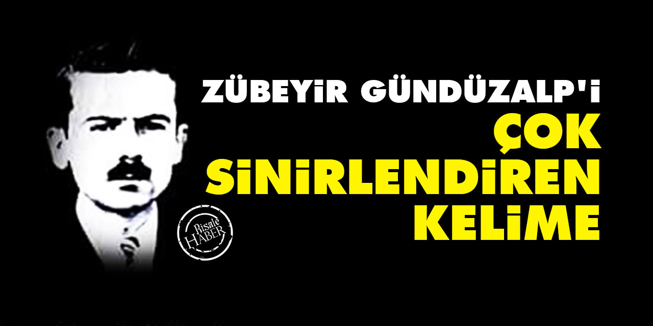 Zübeyir Gündüzalp'i çok sinirlendiren kelime