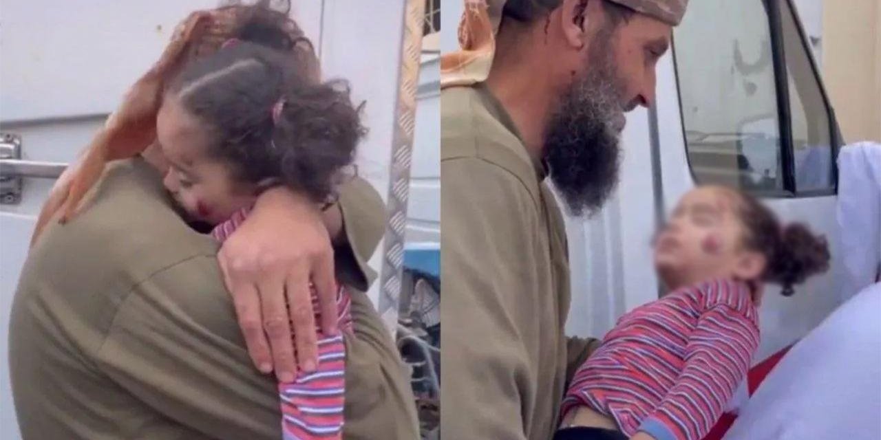 Torunuyla 'gözlerinin içini öperek' vedalaşan Gazzeli Khalid dede de şehit oldu