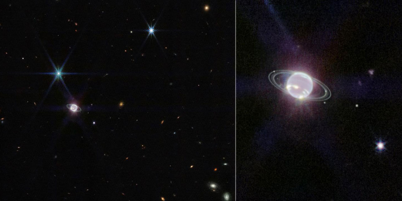James Webb teleskobu Neptün'ün halkalarını görüntülendi