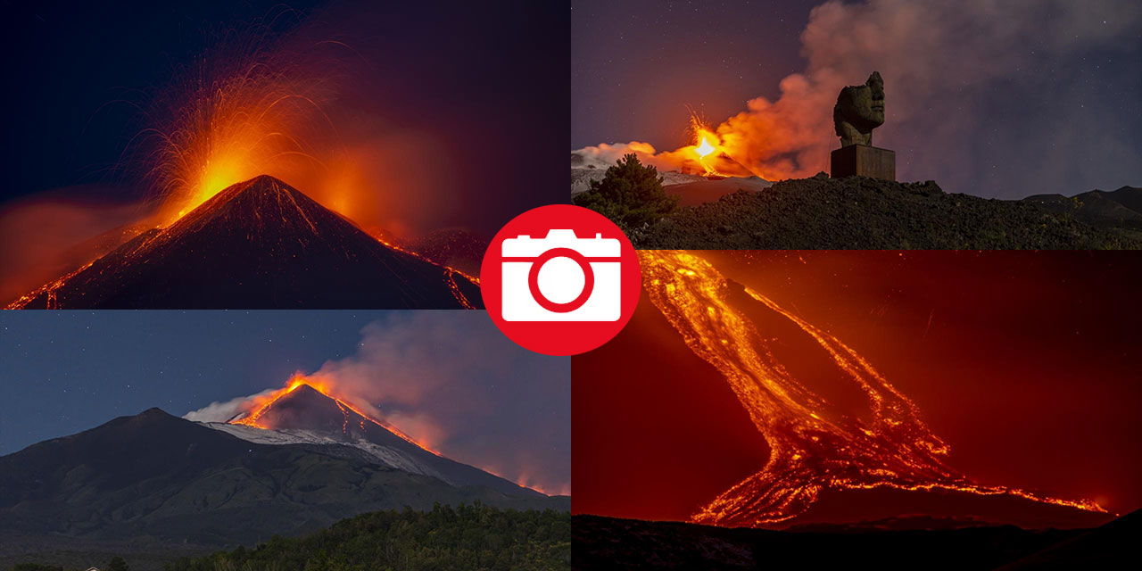 Cehennem provası: Avrupa'nın ortasındaki yanardağ patladı