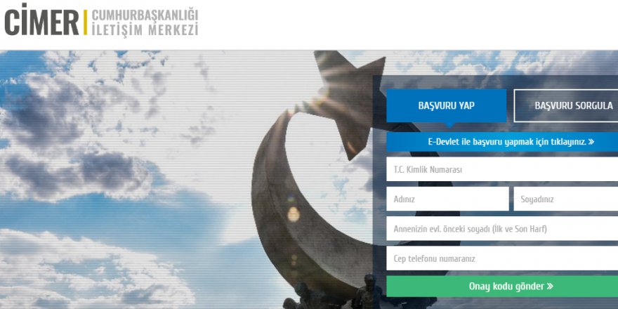 CİMER'e 2021'de 6 milyon 100 bin vatandaş başvurdu