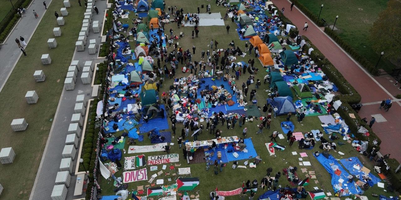 Türkiye'deki üniversitelerden ABD'deki öğrencilerin Gazze eylemlerine destek