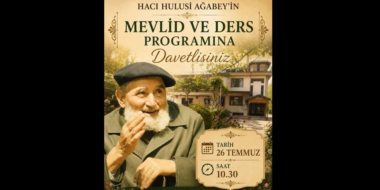 Elazığ Hulusi Yahyagil Mevlidi'ne Davet