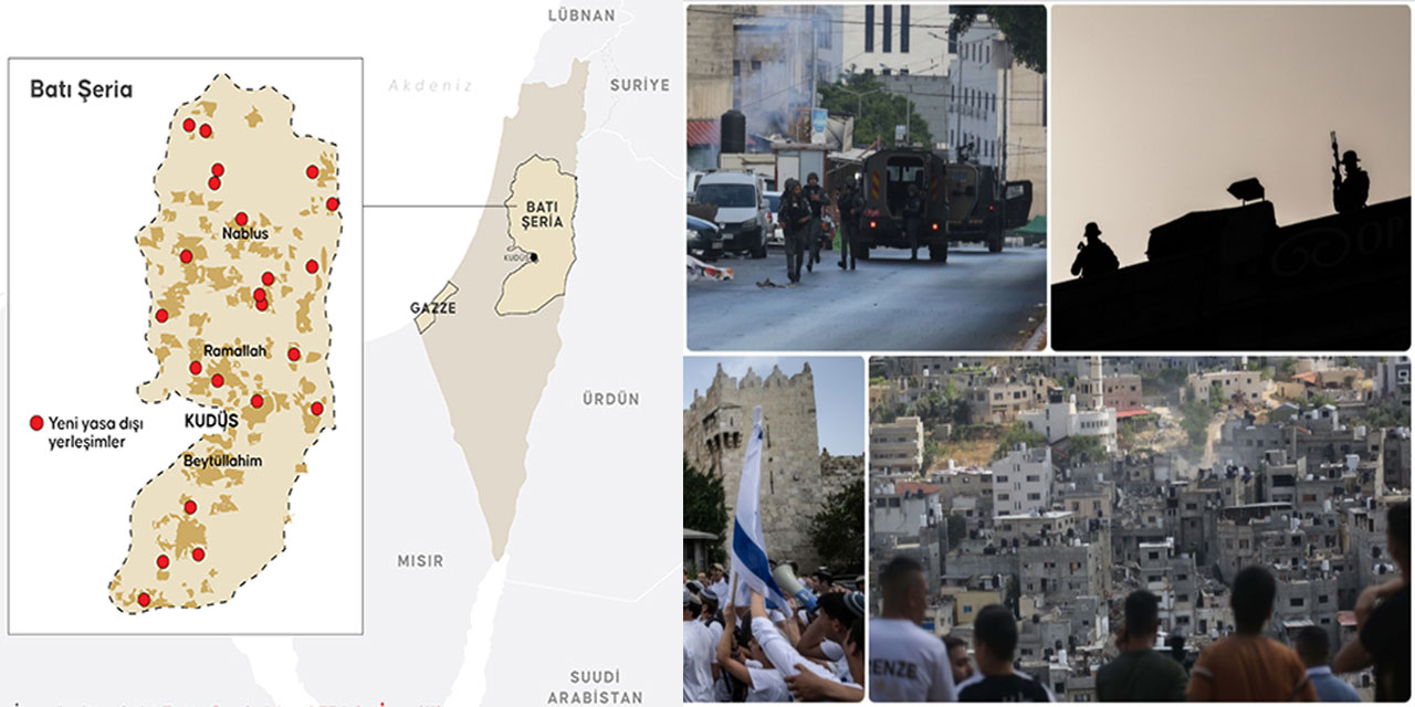 Katil israil, Batı Şeria'da soykırımın adımlarını atıyor