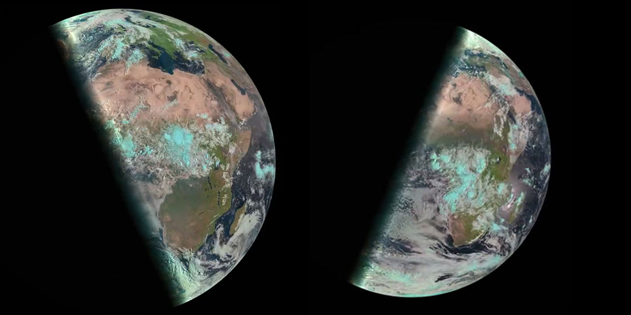 Güneş ışığının, Dünya üzerinde yıl boyunca süren hareketi