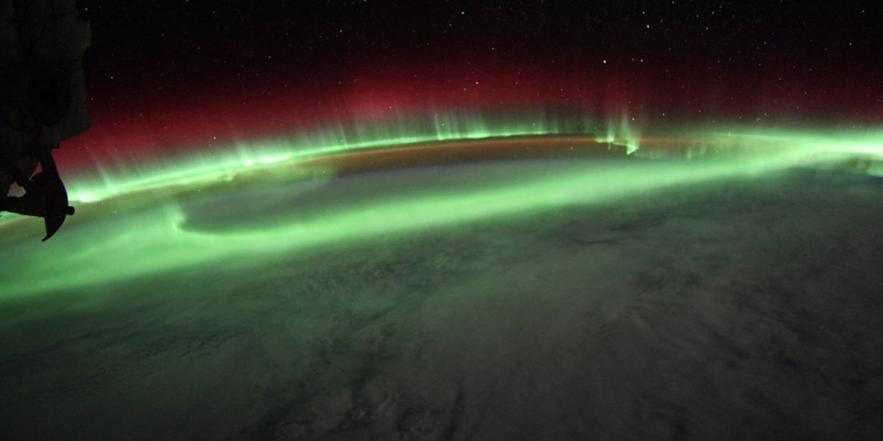 NASA astronotu uzaydan kuzey ışıklarını görüntüledi