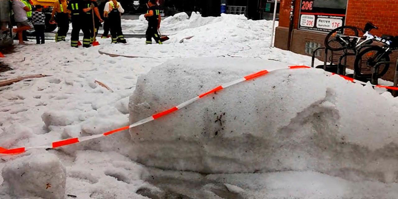 Almanya yazın ortasında kışı yaşadı