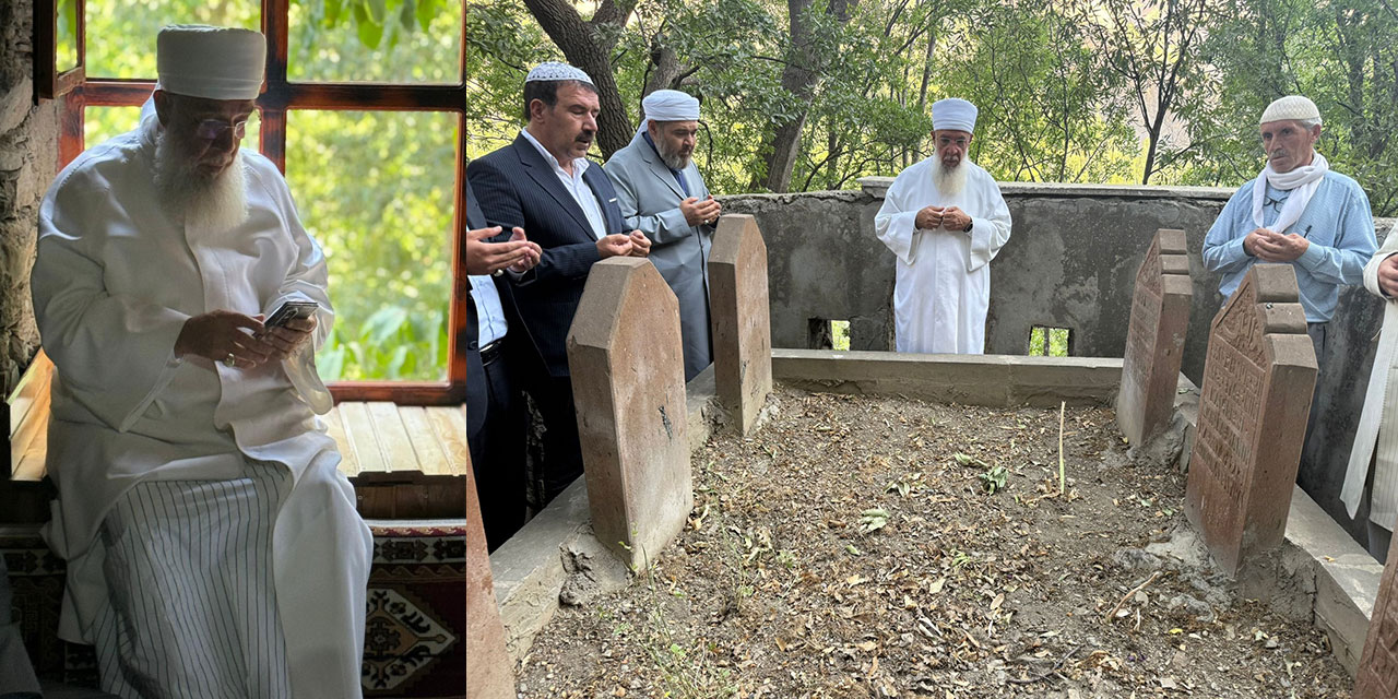 Menzil Şeyhi Seyyid Muhammed Sâkî Hazretleri, Bediüzzaman Said Nursî Hazretlerinin doğduğu evi ziyaret etti