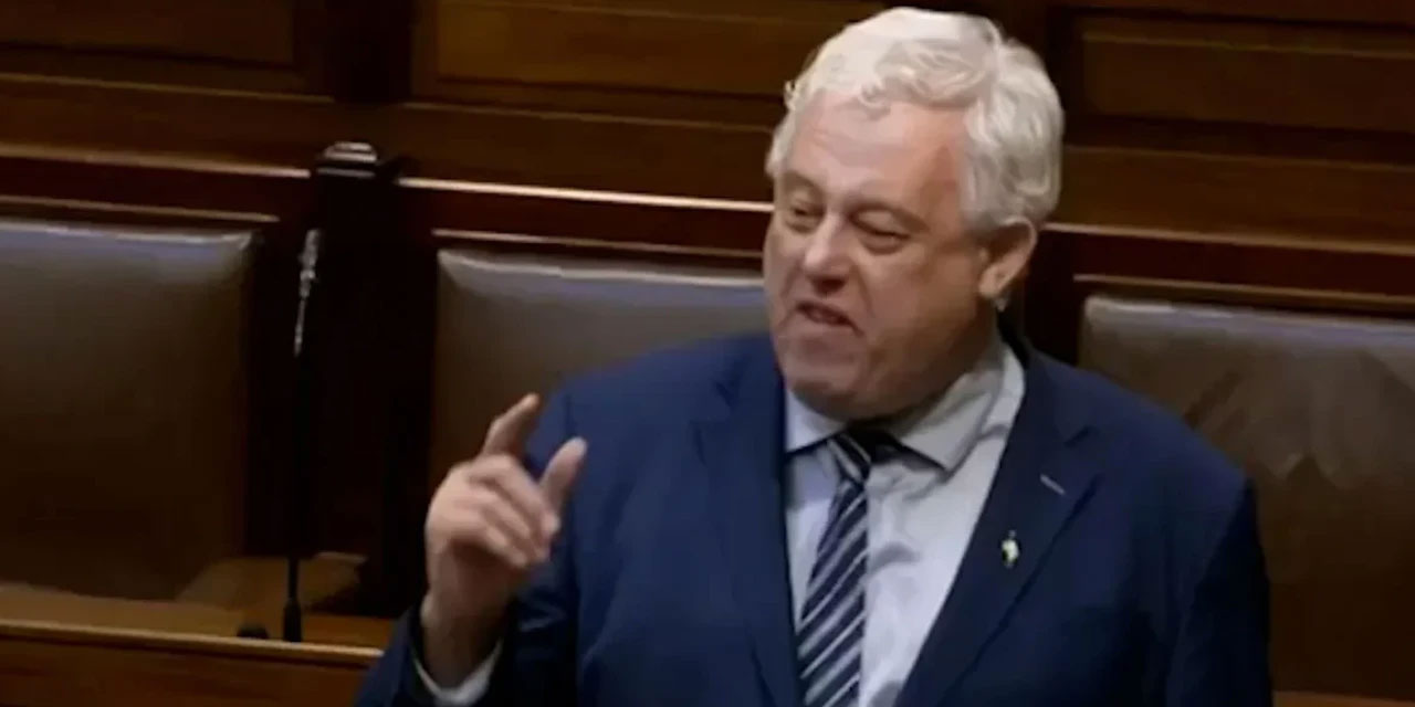 İrlanda meclisinde katil netanyahuya beddua edildi: Cehennemde yansın