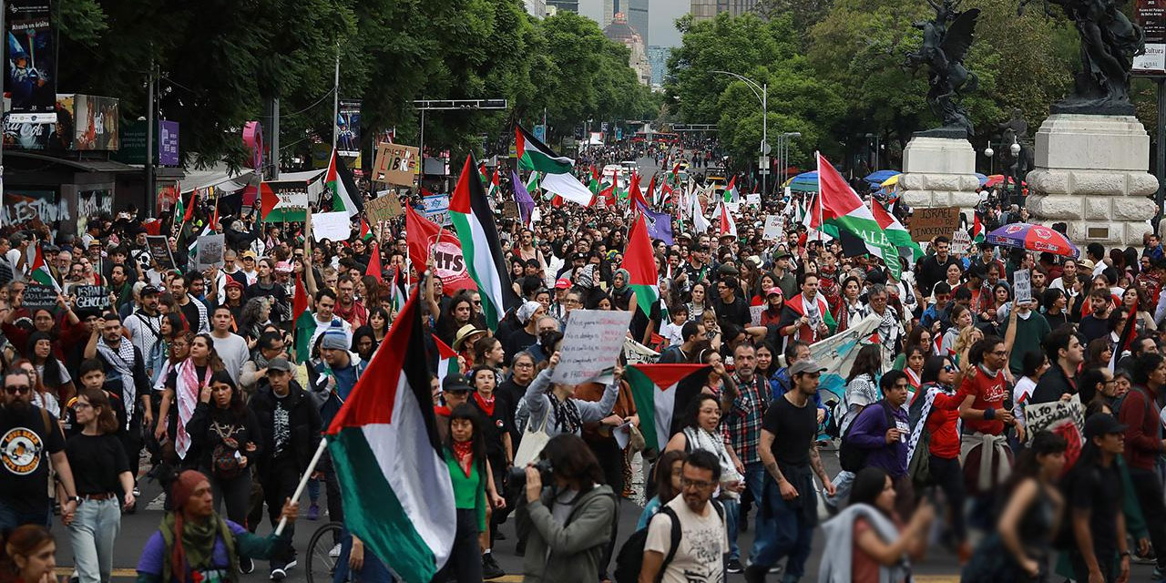 Brezilya, Şili ve Meksika'da binlerce kişi, Filistin'e destek için yürüdü