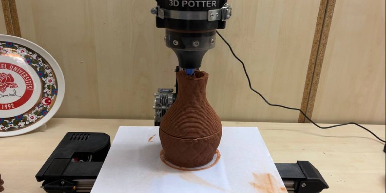 Üç boyutlu yazıcıyla seramik ürünler yapıyorlar