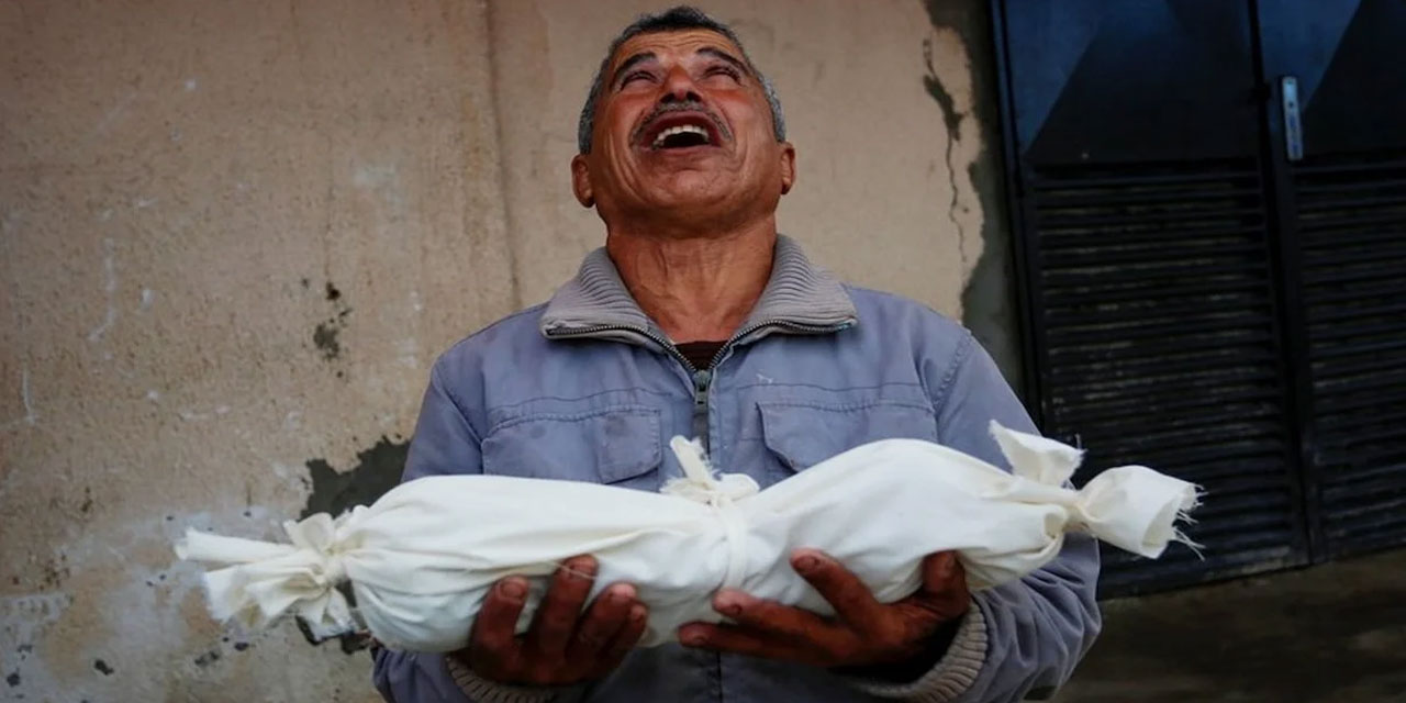 israil ablukası altındaki Gazze’de dondurucu soğuk nedeniyle 7 günlük bebek öldü