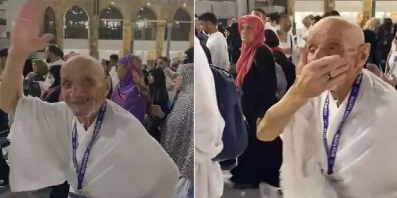 Kâbe özlemiyle yaşayan 80 yaşındaki Mevlüt dede tavaftan sonra vefat etti