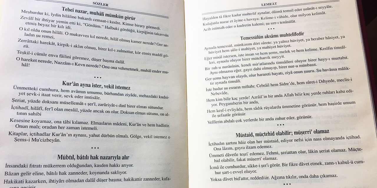 Lemaat Okumaları: Yalansız Fıtrat, Doğru Tevhit, Bedenle Miraç