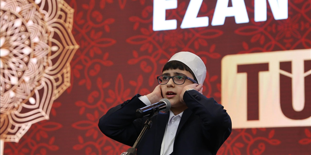 'Genç Bilaller Ezan Okuma Yarışması'nın birincileri belli oldu