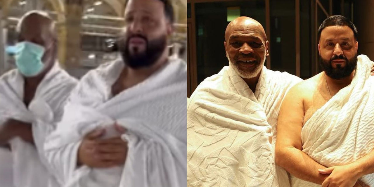 Dünya şampiyonu Mike Tyson ve ünlü DJ Khaled Umre'de