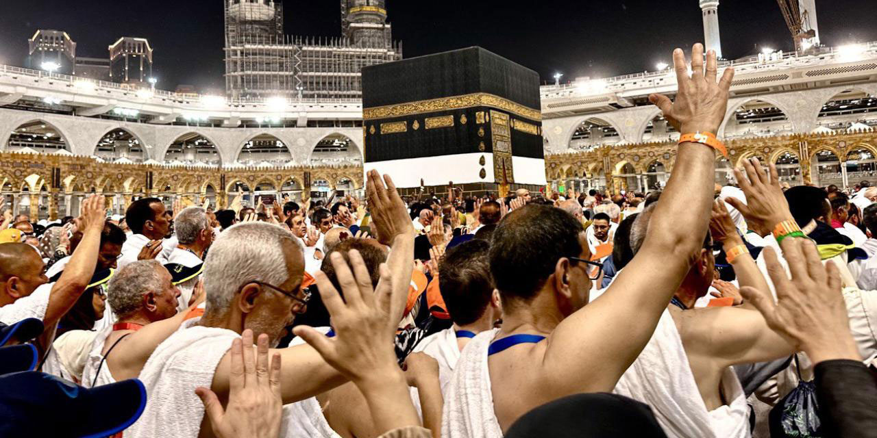 Hacılar Kabe'ye veda ediyor: Ümmet, Filistin için çok dua ediyor!