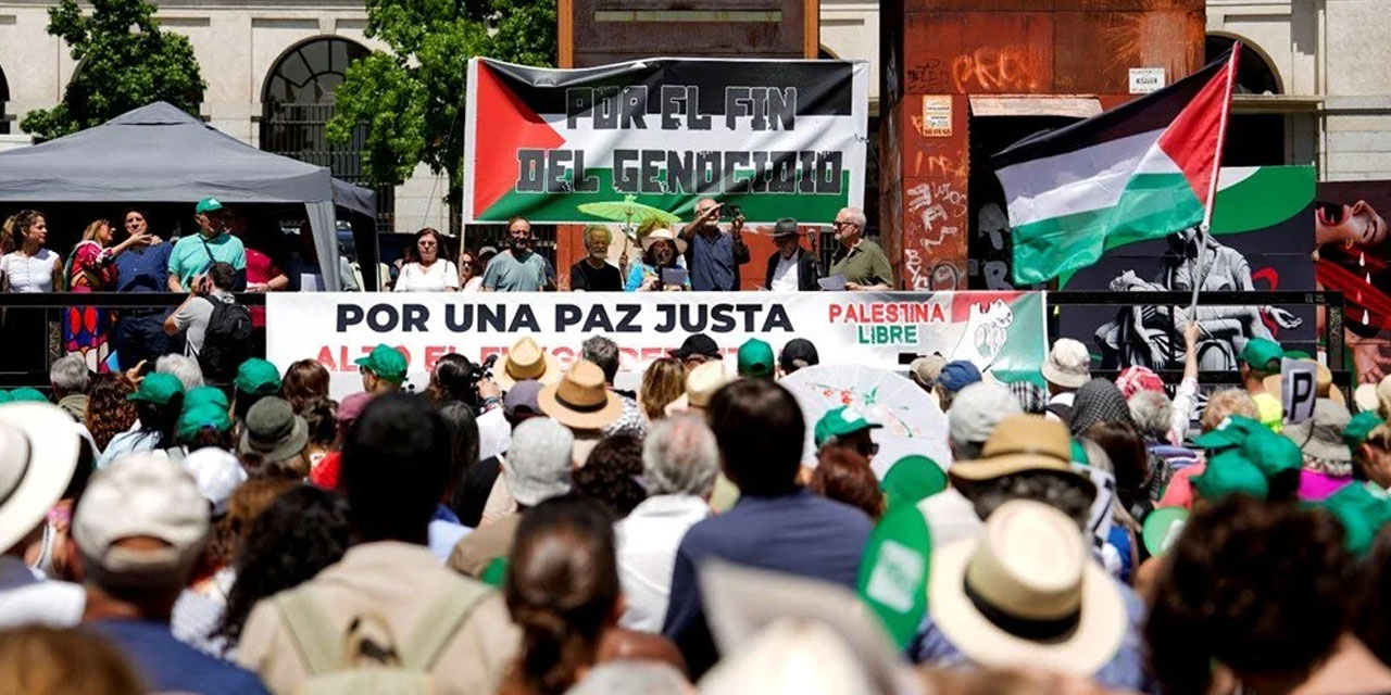 İspanya, Almanya ve Fransa'da Filistin'e destek gösterileri