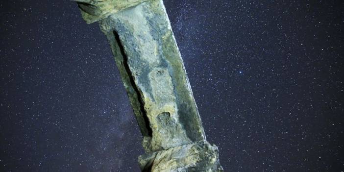 Uşak'taki Blaundos Antik Kenti'nde yıldızlı gece