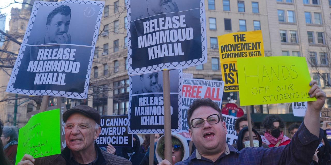 ABD'de Filistin destekçisi aktivistin serbest bırakılması için gösteri düzenlendi